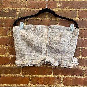 NWT Zara Strapless Top
